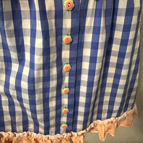 Matilda Jane Picnic Pie Tunic Size Girls 6 Floral Ruffles Buttons Comfy Girlie - Picture 7 of 8